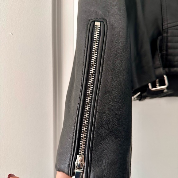 BCBGeneration Black Leather Jacket - Picture 4 of 4